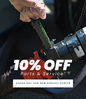 10% OFF Parts & Service^7  Check Out Our New Service Center
